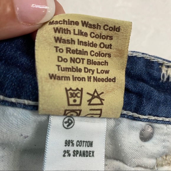 Big Star Liv Boot Cut Jeans Thick Stitching Embroidered Pocket Medium Wash Sz 25 - Picture 9 of 14